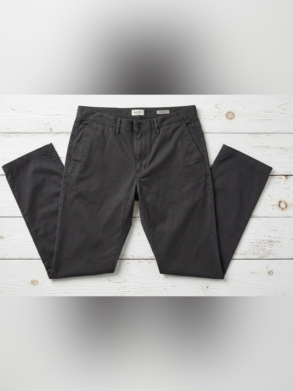 Goodfellow & Co Men’s Gray Classic Style Hennepin Chino Straight SZ 40W X 30L